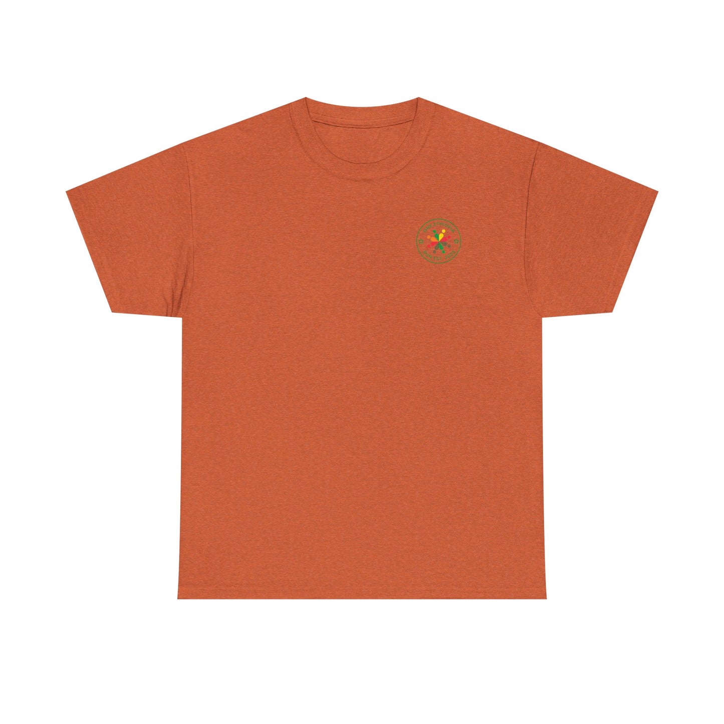 Unisex Heavy Cotton Tee - One Ethiopia Run T-Shirt, Casual Wear, Exercise Shirt, Gift for Runners, Festival Apparel, Comfortable Cotton Tee