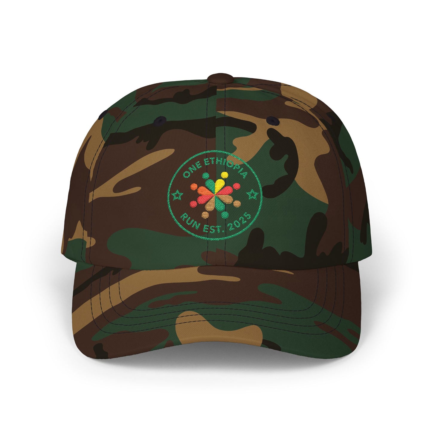 Classic Dad Cap - One Ethiopia Run 2023, Adjustable Summer Hat, Casual Gift for Dads, Outdoor Activities, Fun Run Accessory