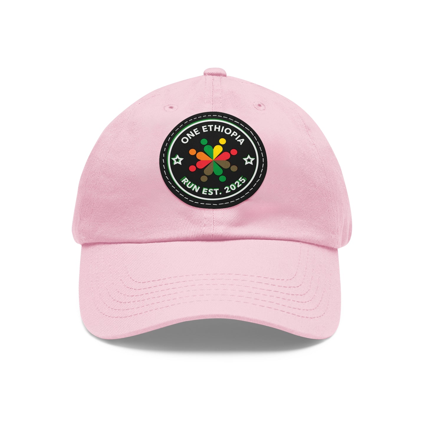 Ethiopian Pride Dad Hat, Casual Cap for Dads, Adjustable Hat with Leather Patch, Ideal Gift for Outdoor Activities, Weekend Outings