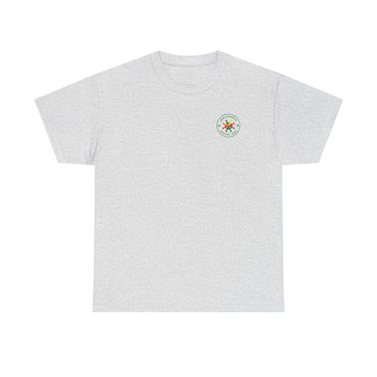 Unisex Heavy Cotton Tee - One Ethiopia Run T-Shirt, Casual Wear, Exercise Shirt, Gift for Runners, Festival Apparel, Comfortable Cotton Tee