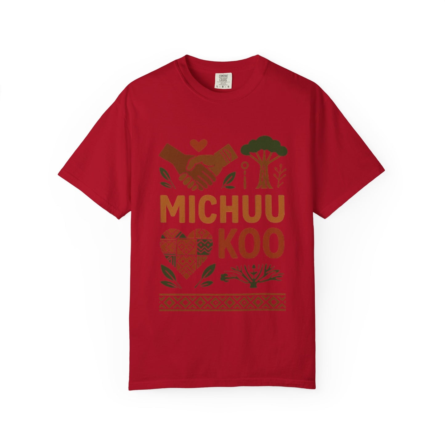 Michuu Koo Unisex Garment-Dyed T-Shirt - Nature Lover Tee, Eco-Friendly Fashion, Friendship Gift, Earth Day Apparel, Comfortable [...]
