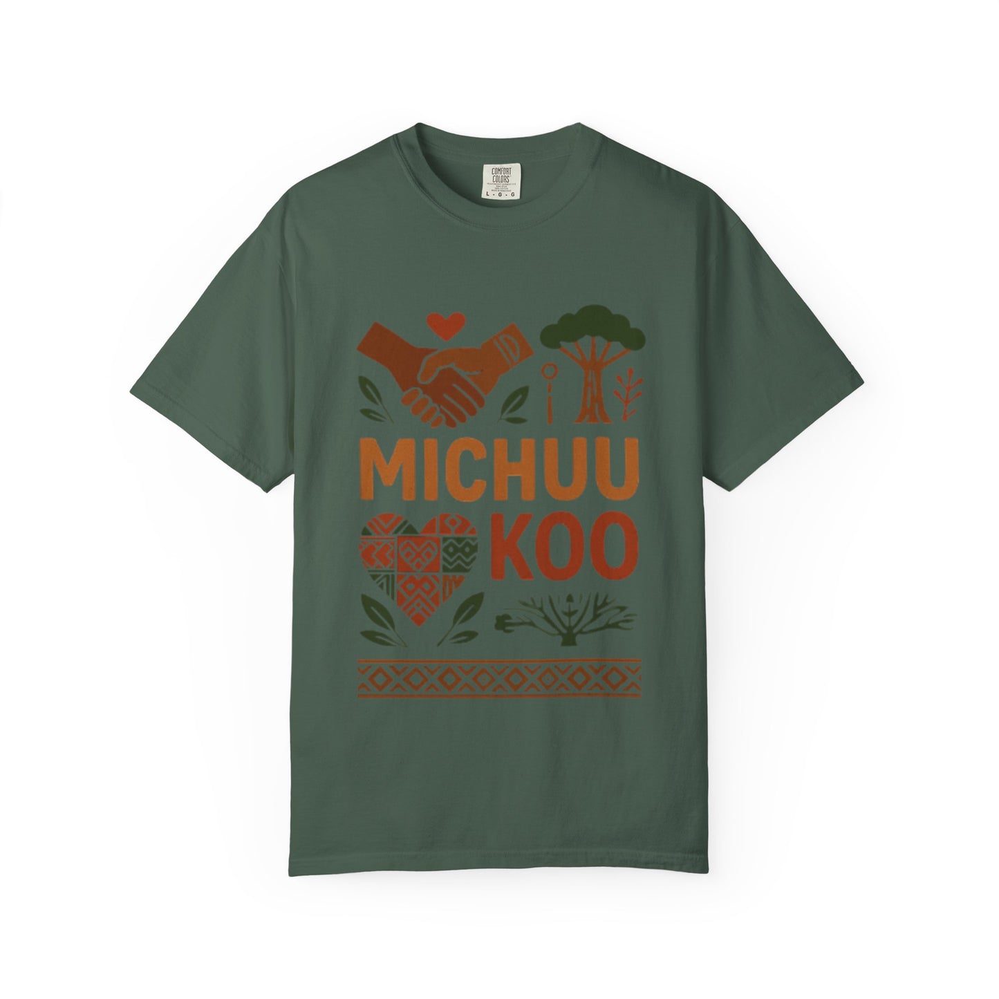 Michuu Koo Unisex Garment-Dyed T-Shirt - Nature Lover Tee, Eco-Friendly Fashion, Friendship Gift, Earth Day Apparel, Comfortable [...]