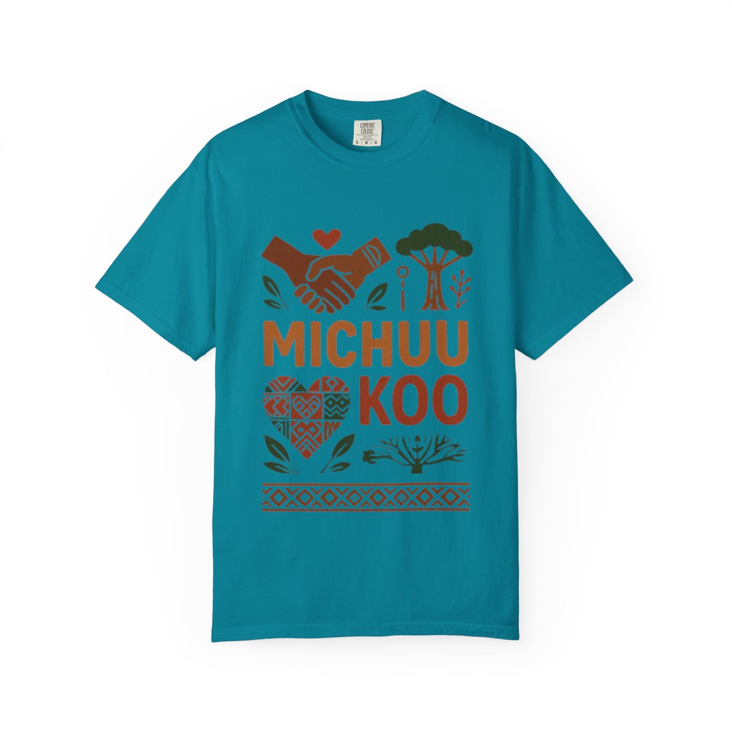Michuu Koo Unisex Garment-Dyed T-Shirt - Nature Lover Tee, Eco-Friendly Fashion, Friendship Gift, Earth Day Apparel, Comfortable [...]
