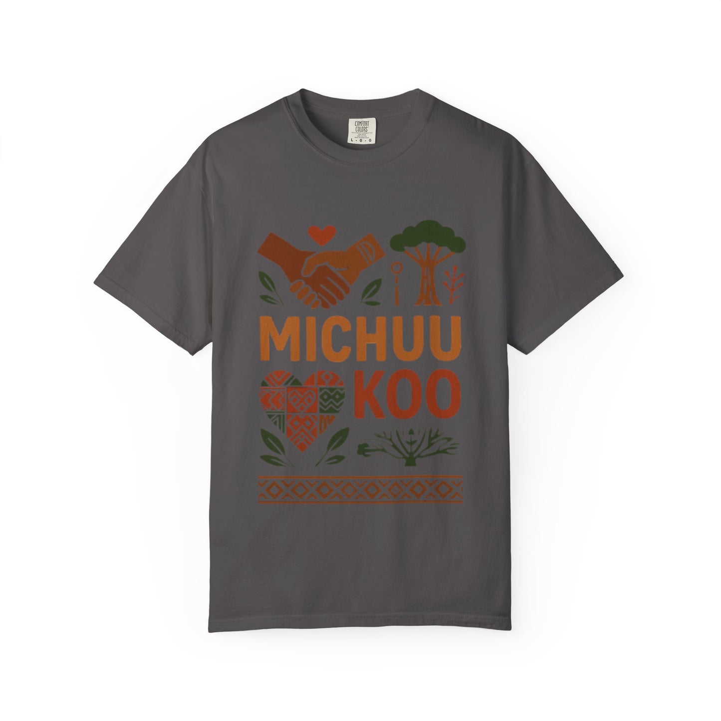 Michuu Koo Unisex Garment-Dyed T-Shirt - Nature Lover Tee, Eco-Friendly Fashion, Friendship Gift, Earth Day Apparel, Comfortable [...]